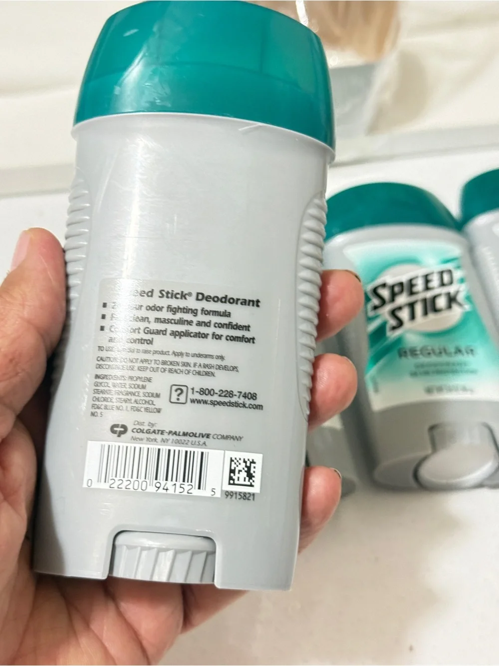 Regular Deodorant Stick - Green Cap (4 Pack)